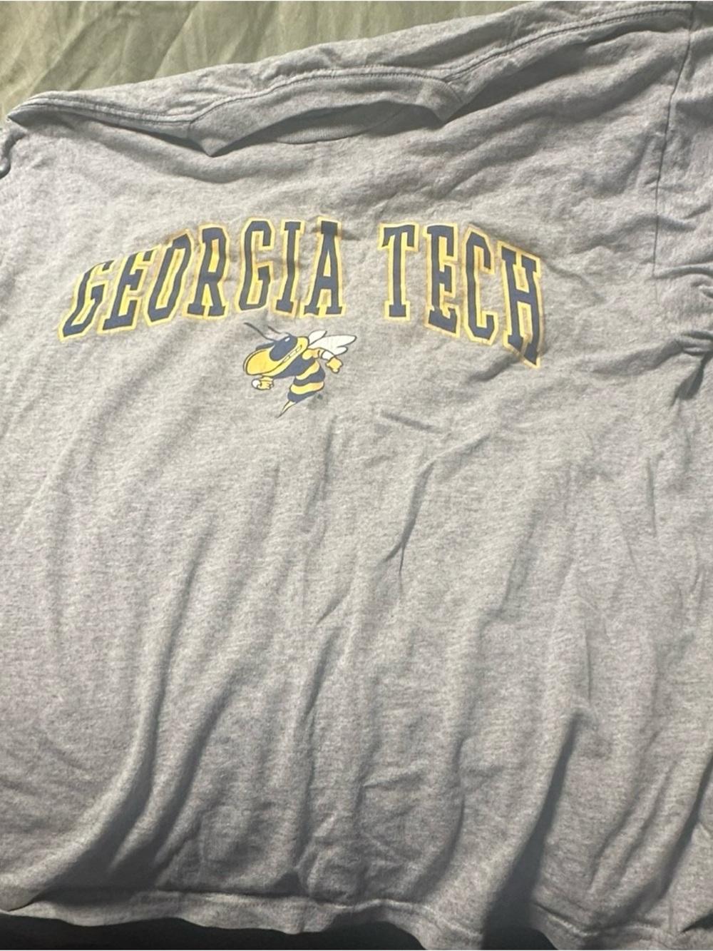Georgia Tech Yellow Jackets Men’s Large Gray